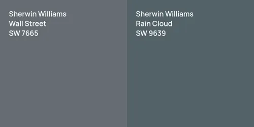 SW 7665 Wall Street vs SW 9639 Rain Cloud