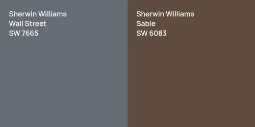 SW 7665 Wall Street vs SW 6083 Sable