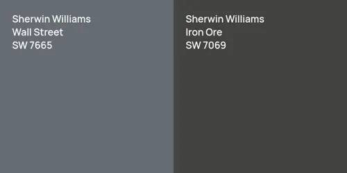 SW 7665 Wall Street vs SW 7069 Iron Ore