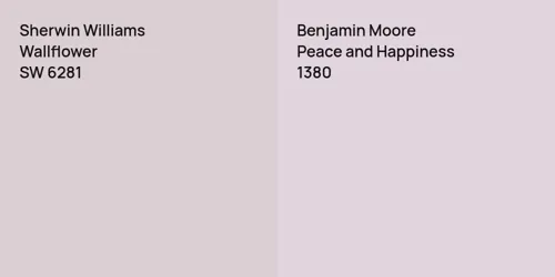 SW 6281 Wallflower vs 1380 Peace and Happiness