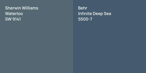 SW 9141 Waterloo vs S500-7 Infinite Deep Sea