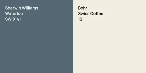 SW 9141 Waterloo vs 12 Swiss Coffee