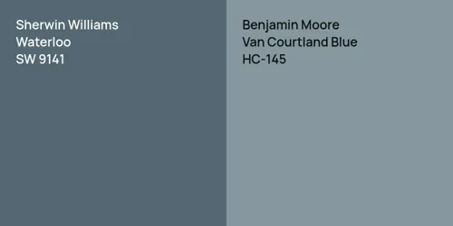 SW 9141 Waterloo vs HC-145 Van Courtland Blue