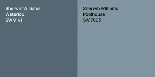 SW 9141 Waterloo vs SW 7603 Poolhouse