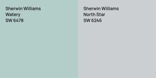 SW 6478 Watery vs SW 6246 North Star