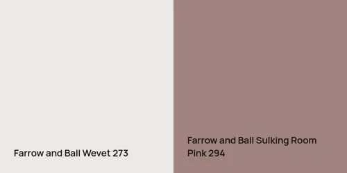 273 Wevet vs 294 Sulking Room Pink