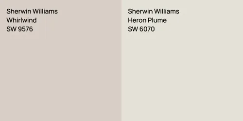 SW 9576 Whirlwind vs SW 6070 Heron Plume