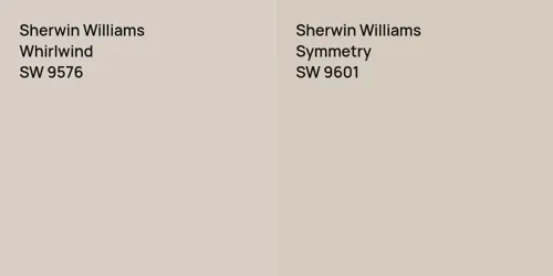 SW 9576 Whirlwind vs SW 9601 Symmetry