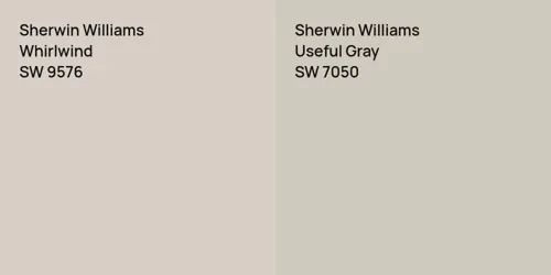 SW 9576 Whirlwind vs SW 7050 Useful Gray