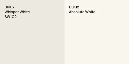 SW1C2 Whisper White vs null Absolute White