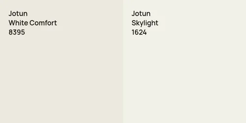 Jotun White Comfort vs. Jotun White Comfort comparison