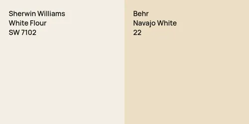 SW 7102 White Flour vs 22 Navajo White