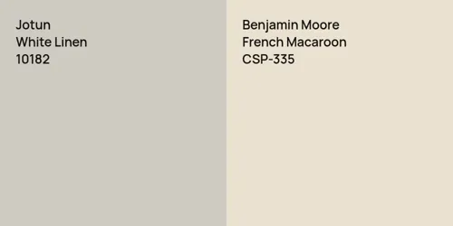 10182 White Linen vs CSP-335 French Macaroon