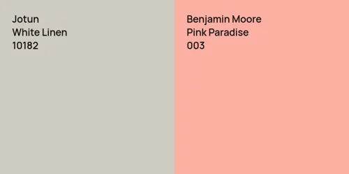 10182 White Linen vs 003 Pink Paradise