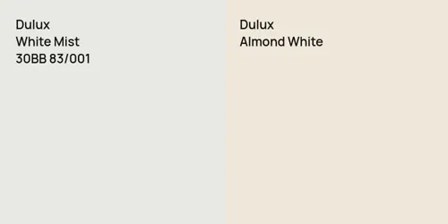 30BB 83/001 White Mist vs null Almond White