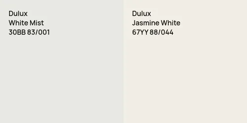 30BB 83/001 White Mist vs 67YY 88/044 Jasmine White