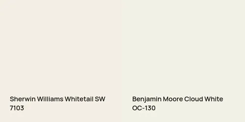 SW 7103 Whitetail vs OC-130 Cloud White