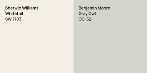 SW 7103 Whitetail vs OC-52 Gray Owl