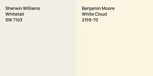 SW 7103 Whitetail vs 2159-70 White Cloud