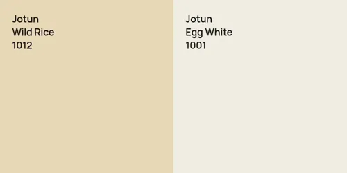 1012 Wild Rice vs 1001 Egg White