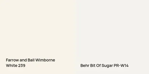 239 Wimborne White vs PR-W14 Bit Of Sugar