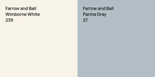 239 Wimborne White vs 27 Parma Gray