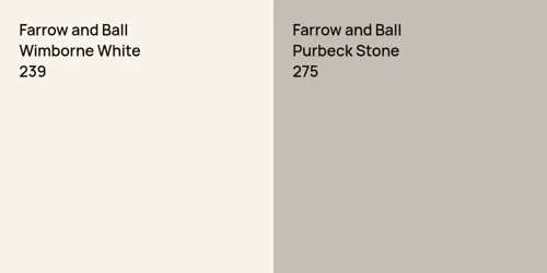 239 Wimborne White vs 275 Purbeck Stone