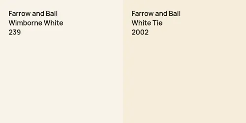 239 Wimborne White vs 2002 White Tie