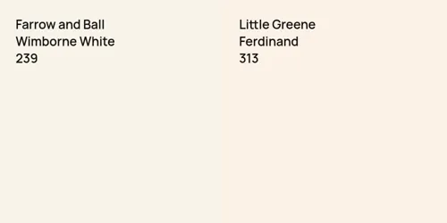 239 Wimborne White vs 313 Ferdinand