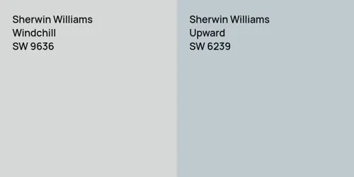 SW 9636 Windchill vs SW 6239 Upward