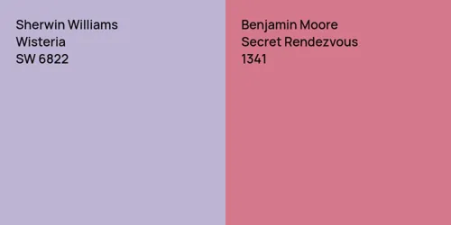 SW 6822 Wisteria vs 1341 Secret Rendezvous