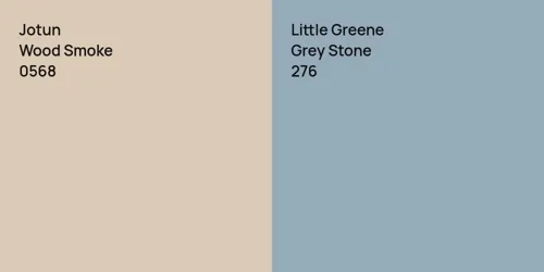 0568 Wood Smoke vs 276 Grey Stone