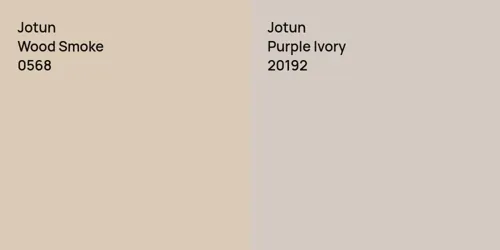 0568 Wood Smoke vs 20192 Purple Ivory