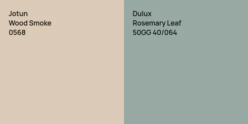 0568 Wood Smoke vs 50GG 40/064 Rosemary Leaf