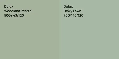 50GY 43/120 Woodland Pearl 3 vs 70GY 46/120 Dewy Lawn