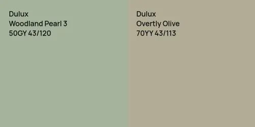 50GY 43/120 Woodland Pearl 3 vs 70YY 43/113 Overtly Olive