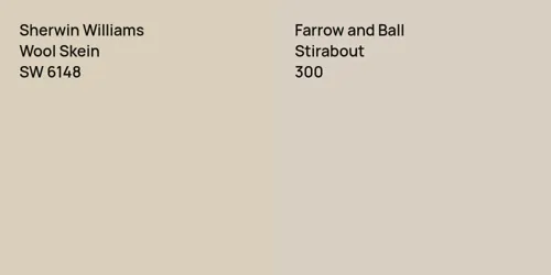 SW 6148 Wool Skein vs 300 Stirabout