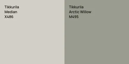 X486 Median vs M495 Arctic Willow