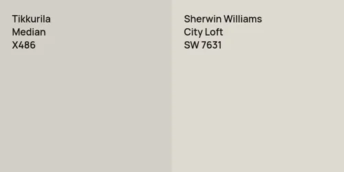 X486 Median vs SW 7631 City Loft