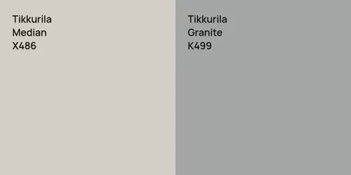 X486 Median vs K499 Granite