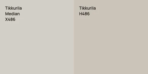 X486 Median vs H486 