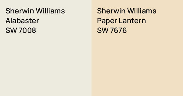 Paper Lantern Sherwin Williams
