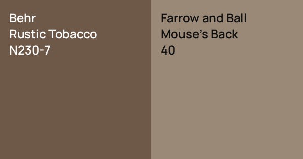 behr rustic tobacco MARQUEE 1 qt. #N230-7 One-Coat Hide Matte Interior Paint & Primer 145304 For a classic BEHR PREMIUM 1 gal. #N230-7