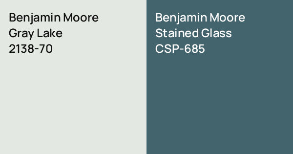Gray Lake Benjamin Moore