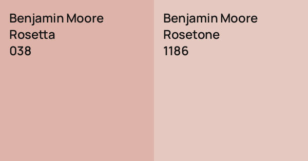 Rosetta Color Hex Code Benjamin Moore Rosetta vs. Benjamin Moore Rosetone comparison