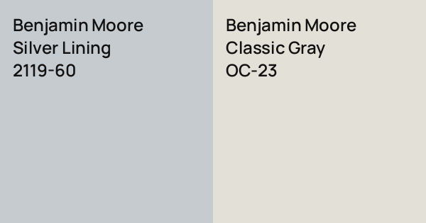 Benjamin Moore Silver Lining