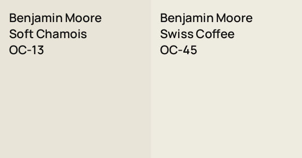 Soft Chamois Vs Swiss Coffee