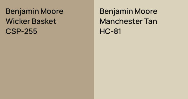 Benjamin Moore Wicker Basket
