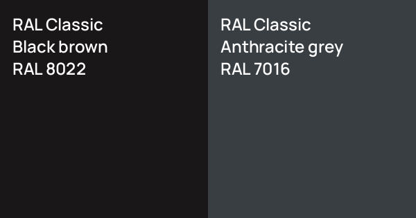 ral-classic-black-brown-vs-ral-classic-anthracite-grey-comparison