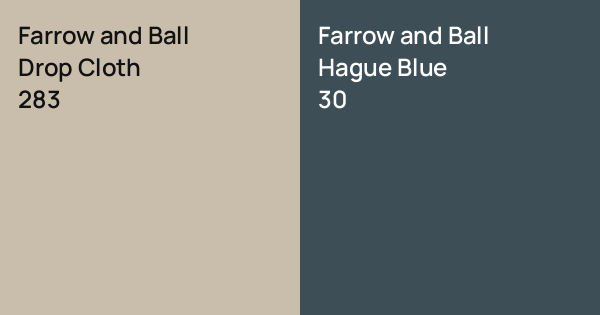 Farrow And Ball Drop Cloth Vs Farrow And Ball Hague Blue Comparison farrow-and-ball-drop-cloth-vs-farrow-and-ball-hague-blue-comparison